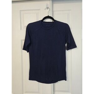 POC Essential Merino Short Sleeve Jersey Navy Blue Mens Medium Active Shirt